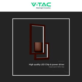 VT-11120 Lampada LED da Muro 20W CRI≥90 Colore Corten V-Tac