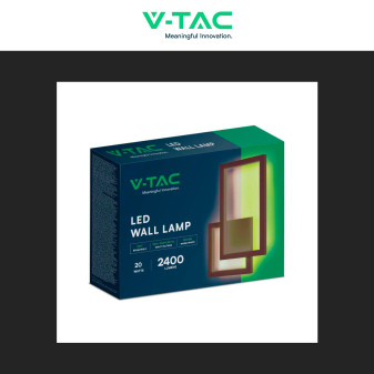 VT-11120 Lampada LED da Muro 20W CRI≥90 Colore Corten V-Tac