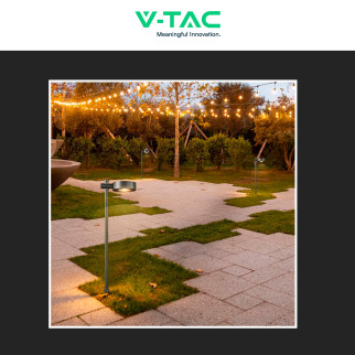 VT-11107 Lampada LED Giardino 6W CRI≥90 Colore Nero V-Tac