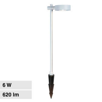 VT-11107 Lampada LED Giardino 6W IP65 Colore Bianco V-Tac