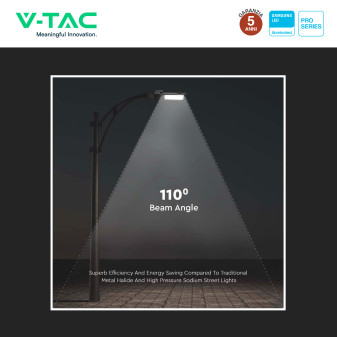 VT-100ST Lampada Stradale LED 100W Chip Samsung V-Tac Pro