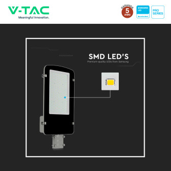 VT-100ST Lampada Stradale LED 100W Chip Samsung V-Tac Pro