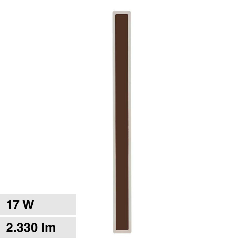 VT-11117 Lampada LED da Muro 17W IP65 CRI≥90 Corten V-Tac