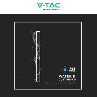 VT-11117 Lampada LED da Muro 17W IP65 CRI≥90 Nera V-Tac