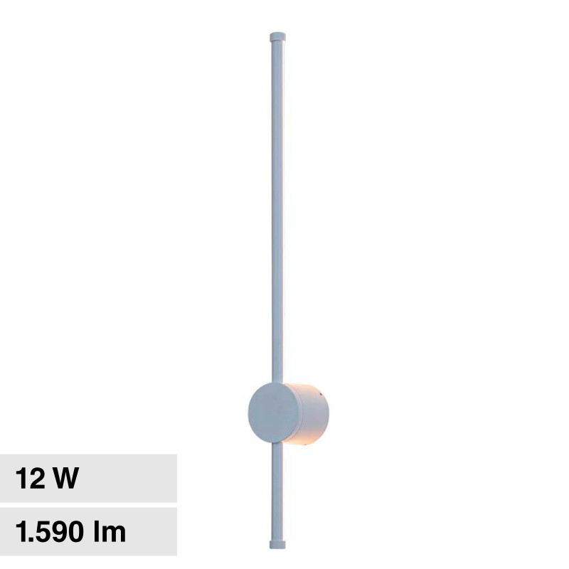 VT-11112 Lampada LED da Muro 12W SMD IP65 Bianca V-Tac