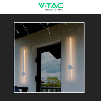 VT-11112 Lampada LED da Muro 12W SMD IP65 Bianca V-Tac