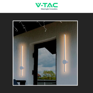 VT-11112 Lampada LED da Muro 12W SMD IP65 Bianca V-Tac
