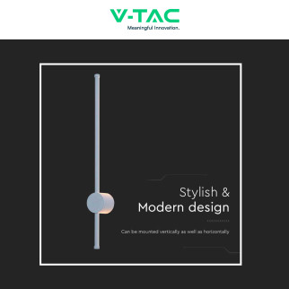 VT-11112 Lampada LED da Muro 12W SMD IP65 Bianca V-Tac