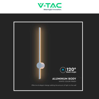 VT-11112 Lampada LED da Muro 12W SMD IP65 Bianca V-Tac