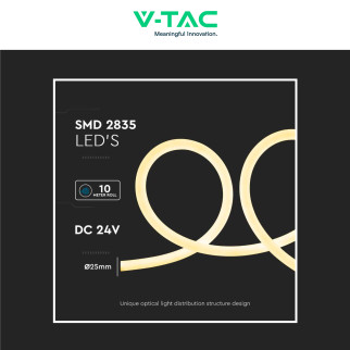 VT-551 Neon Flex LED 120W Monocolore Flessibile 10m V-Tac