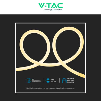 VT-551 Neon Flex LED 120W Monocolore Flessibile 10m V-Tac