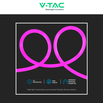 VT-551 Neon Flex LED 120W Colorato 240 LED/m 10m V-Tac