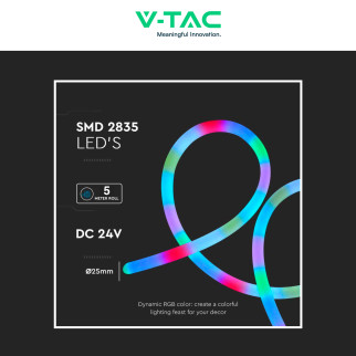 VT-561 Neon Flex LED 120W Magic RGB con Telecomando V-Tac