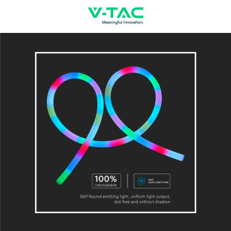 VT-561 Neon Flex LED 120W Magic RGB con Telecomando V-Tac