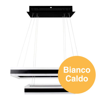 VT-101-2D Lampadario LED a Sospensione 113W SMD Nero V-Tac