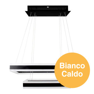 VT-101-2D Lampadario LED a Sospensione 113W SMD Nero V-Tac