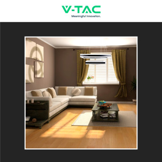 VT-101-2D Lampadario LED a Sospensione 113W SMD Nero V-Tac