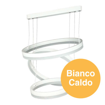 VT-82-3D Lampadario LED a Sospensione 86W SMD Bianco V-Tac