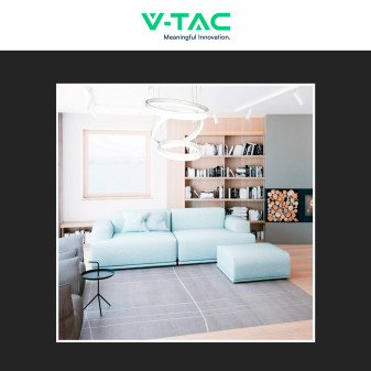 VT-82-3D Lampadario LED a Sospensione 86W SMD Bianco V-Tac