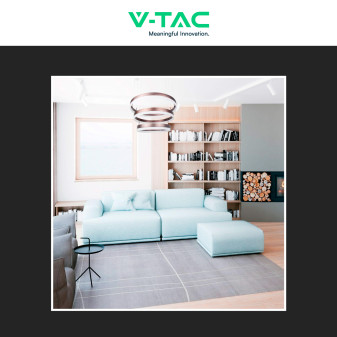 VT-82-3D Lampadario LED a Sospensione 86W SMD Caffè V-Tac