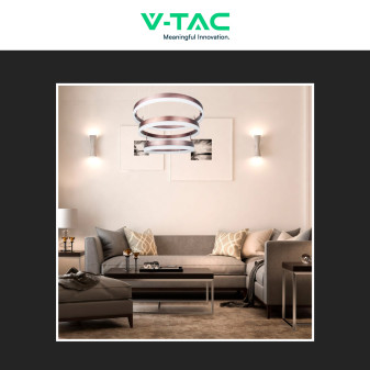 VT-82-3D Lampadario LED a Sospensione 86W SMD Caffè V-Tac