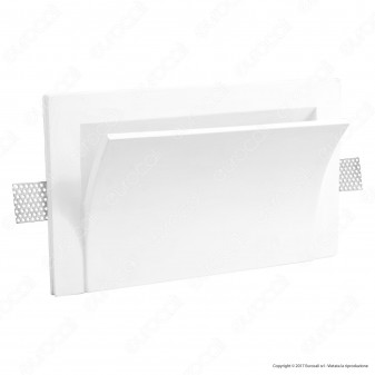 Portalampada in Gesso da Parete per Lampadine R7s - ART65