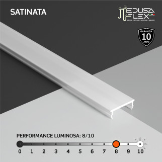 Medusaflex Andromeda Copertura Satinata per Profilo in Alluminio