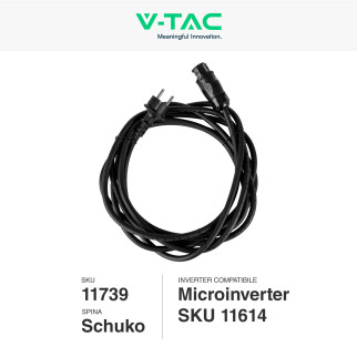 Cavo Collegamento per Microinverter 5 metri V-Tac