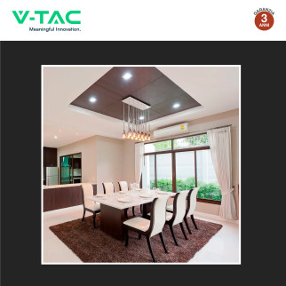 Portafaretto Quadrato da Incasso GU10/GU5.3 V-Tac VT-932