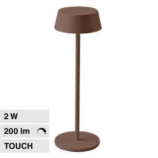 VT-7562 Lampada LED da Tavolo Touch Dimmerabile Corten V-Tac