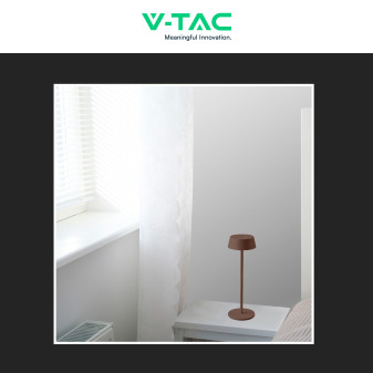 VT-7562 Lampada LED da Tavolo Touch Dimmerabile Corten V-Tac