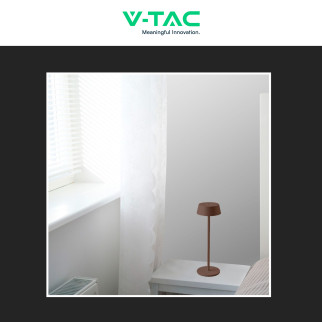 VT-7562 Lampada LED da Tavolo Touch Dimmerabile Corten V-Tac
