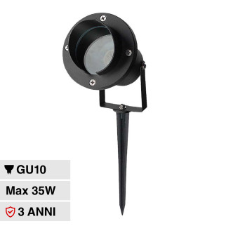 VT-7704 Portafaretto da Giardino con Portalampada GU10 V-Tac