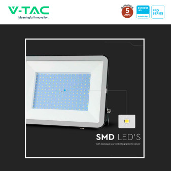 V-Tac Pro VT-44300 Faro LED 300W SMD IP65 Nero
