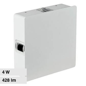 VT-704 Lampada LED da Muro 4W Bianca con 4 LED SMD IP65 V-Tac