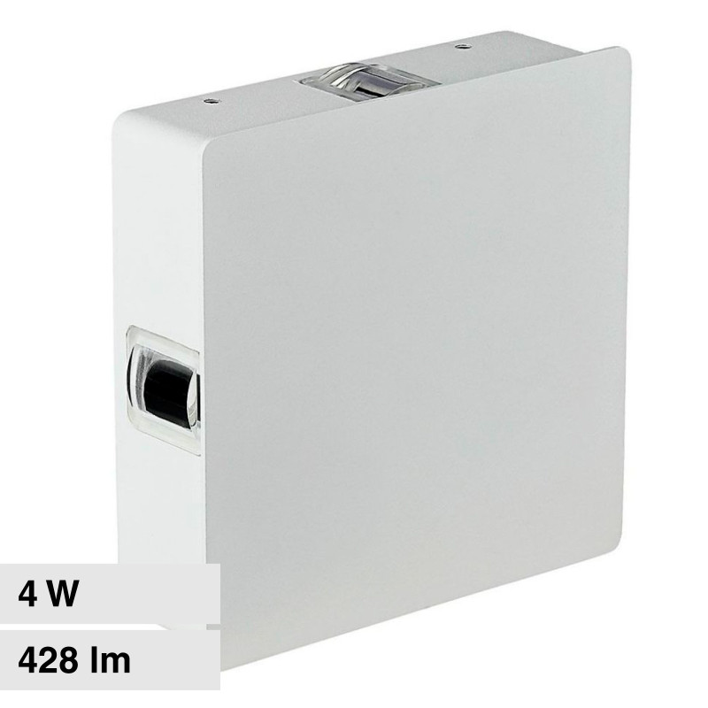 VT-704 Lampada LED da Muro 4W Bianca con 4 LED SMD IP65 V-Tac