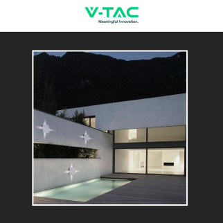 VT-704 Lampada LED da Muro 4W Bianca con 4 LED SMD IP65 V-Tac
