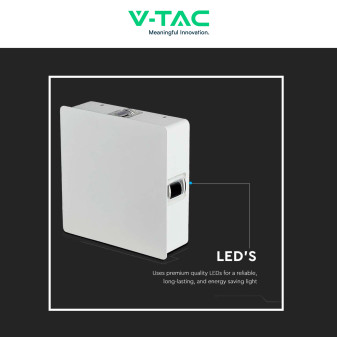 VT-704 Lampada LED da Muro 4W Bianca con 4 LED SMD IP65 V-Tac