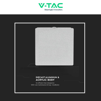 VT-704 Lampada LED da Muro 4W Bianca con 4 LED SMD IP65 V-Tac