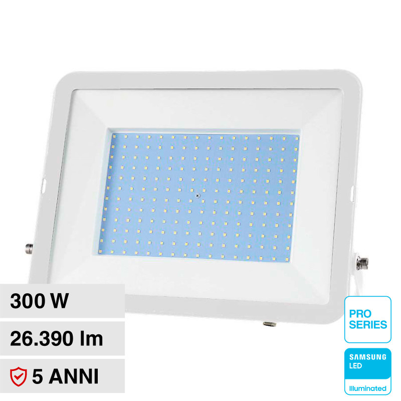V-Tac Pro VT-44300 Faro LED 300W SMD IP65 bianco