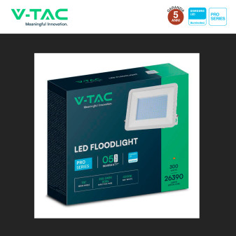 V-Tac Pro VT-44300 Faro LED 300W SMD IP65 bianco
