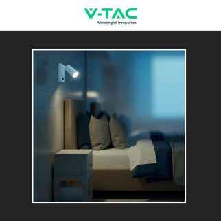 Porta faretto da Muro Portalampada GU10 Bianco V-Tac VT-429