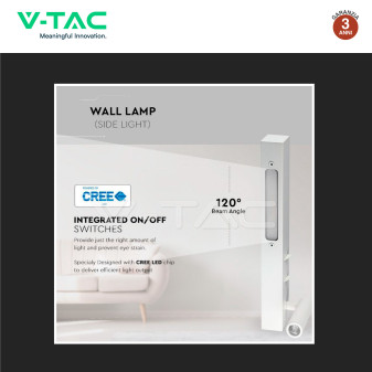 VT-2953 Lampada LED da Parete Doppia Sorgente 3W+6W LED V-Tac