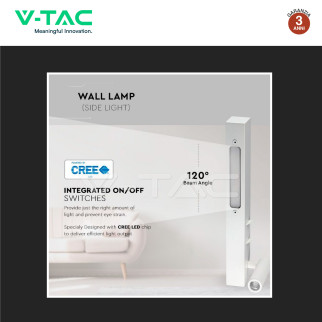 VT-2953 Lampada LED da Parete Doppia Sorgente 3W+6W LED V-Tac