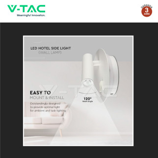 VT-2963 Lampada LED da Parete Doppia Sorgente 3W+6W V-Tac