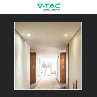 Portafaretto GU10 e GU5.3 (MR16) Bianco Orientabile V-Tac VT-429