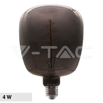 VT-2264 Lampadina LED E27 4W Forma Vaso Filament Vetro V-Tac