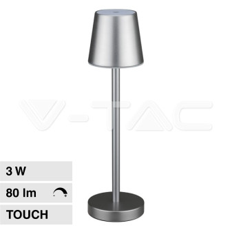 VT-7703 Lampada LED da Tavolo 3W Touch Dimmerabile  V-Tac