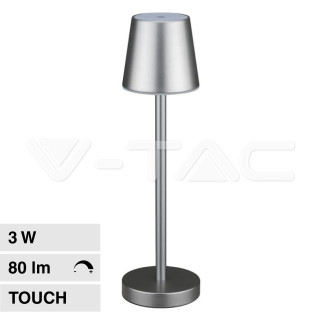 VT-7703 Lampada LED da Tavolo 3W Touch Dimmerabile  V-Tac