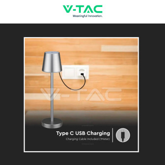 VT-7703 Lampada LED da Tavolo 3W Touch Dimmerabile  V-Tac